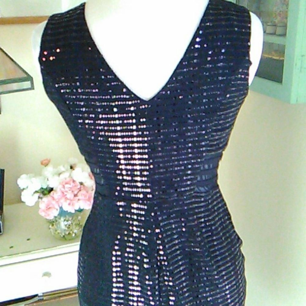 Enfocus Studio Black Sequin Dress - Picture 8 of 15